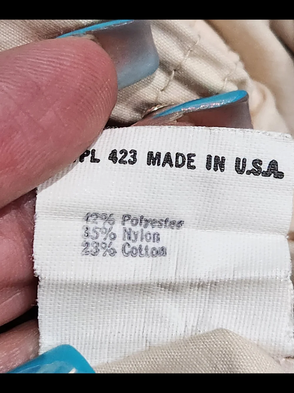 VTG LEVIS Light Beige Hooded Pullover Jacket